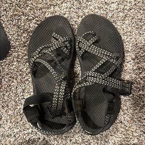 Chaco Black and Gray Sandals